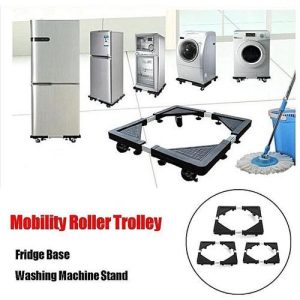HEAVY APPLIANCE Wheels Mobility Roller Trolley Washing Machine Stand Fridge Base