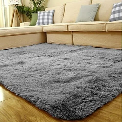 Smooth Fur Rug Fluffy Carpet