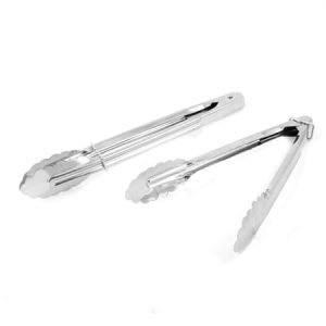 2 in 1 Stainless steel tongs