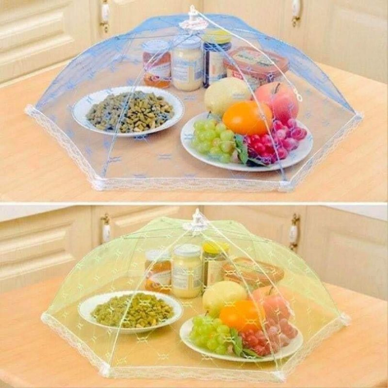 Umbrella Style Food Cover Anti Fly Mosquito Meal Lace