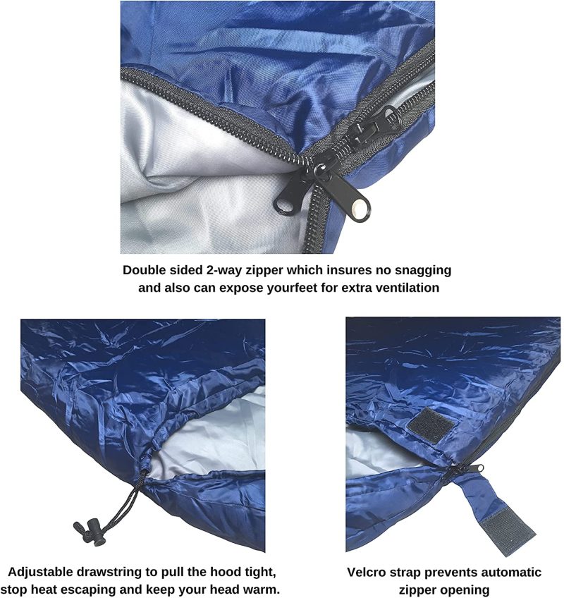 Envelope sleeping bag with a cap - Image 10