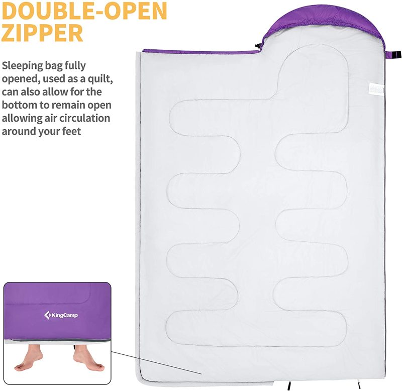 Envelope sleeping bag with a cap - Image 14