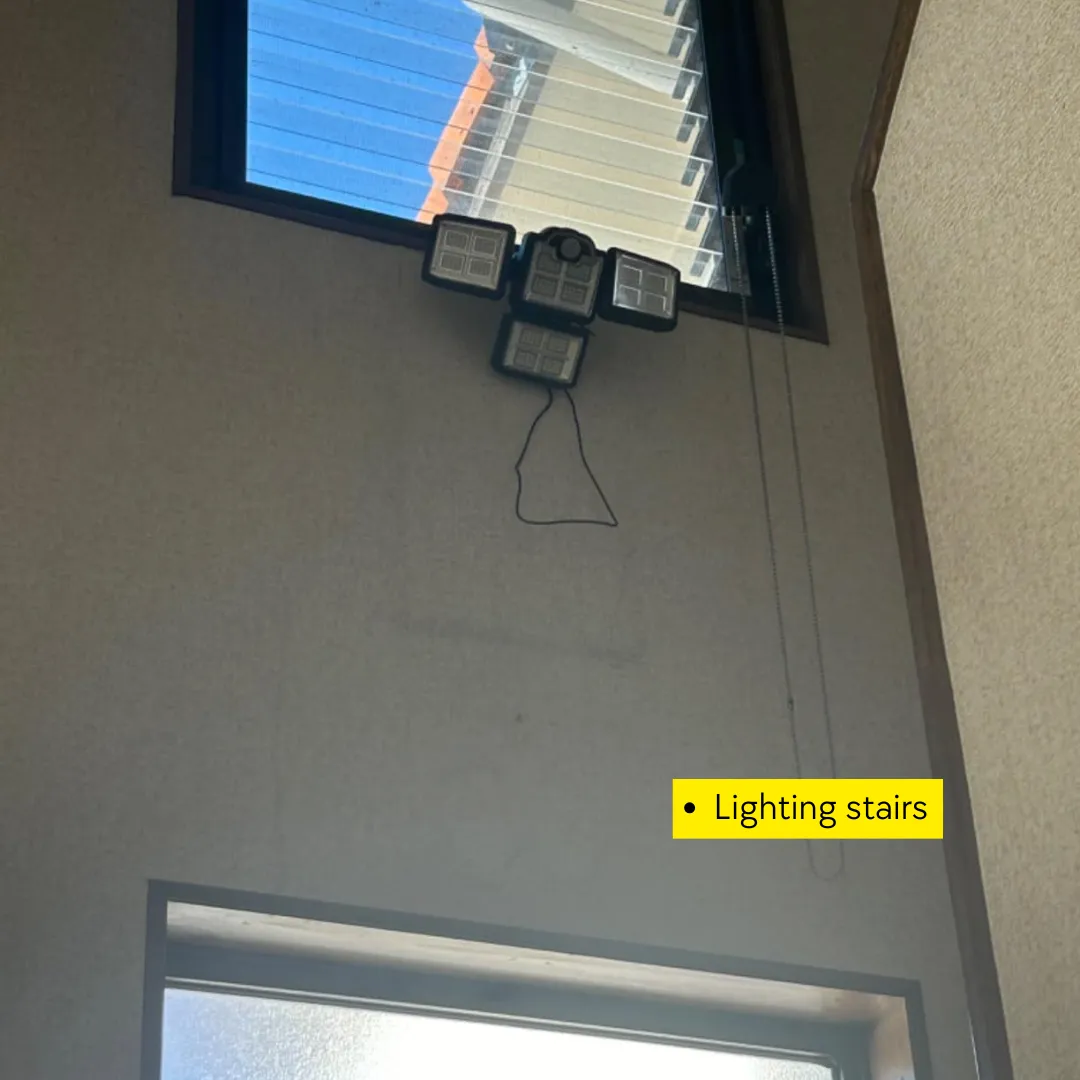 500watts-4-Heads-Solar-sensor-light-installed-in-indoor-stairway.webp